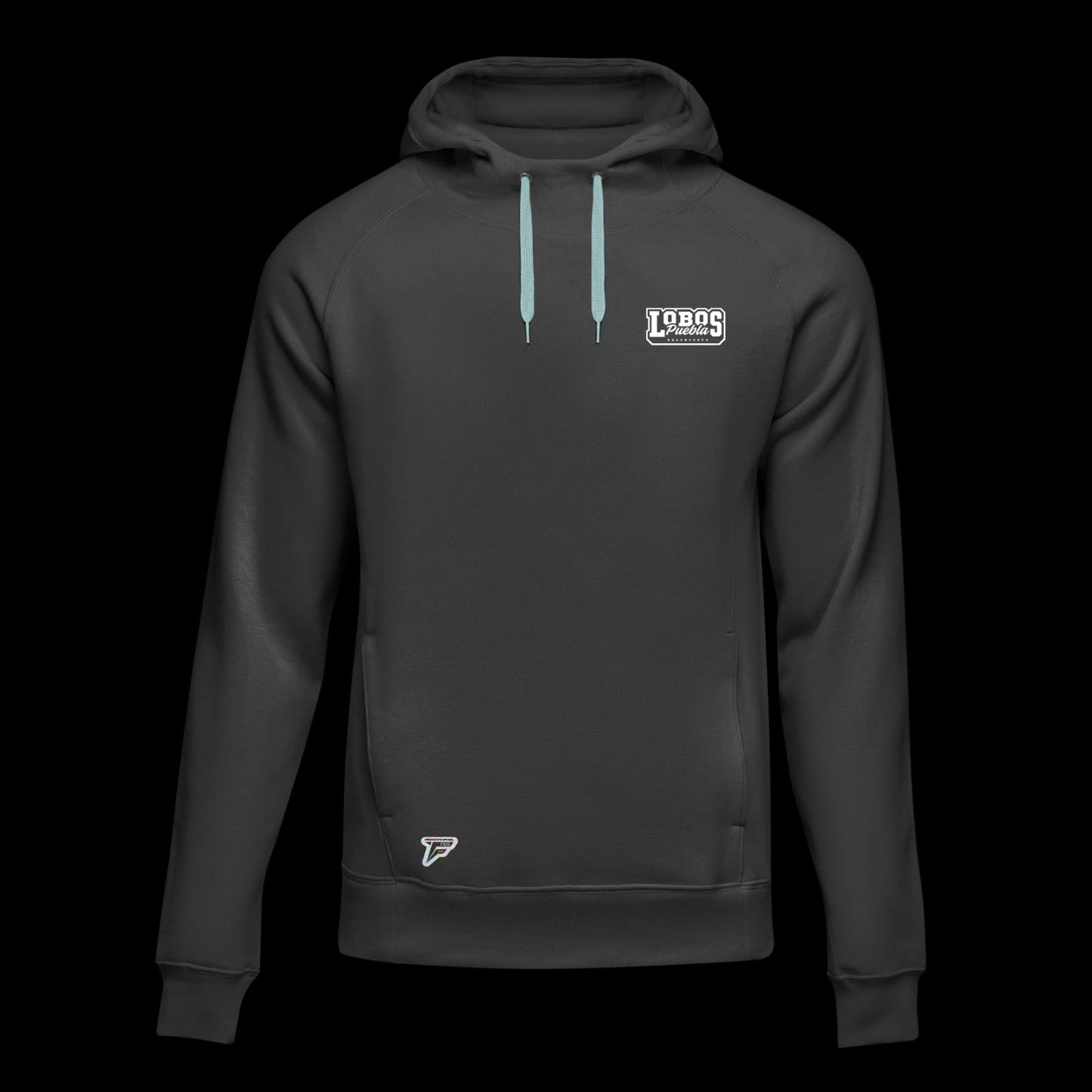 Hoodie Esencial Lobos Puebla Negra